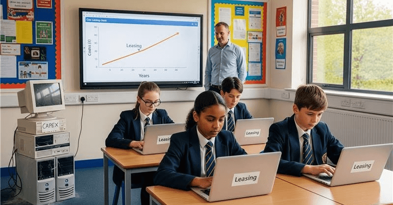 Why Leasing School Devices Beats CapEx in the UK
